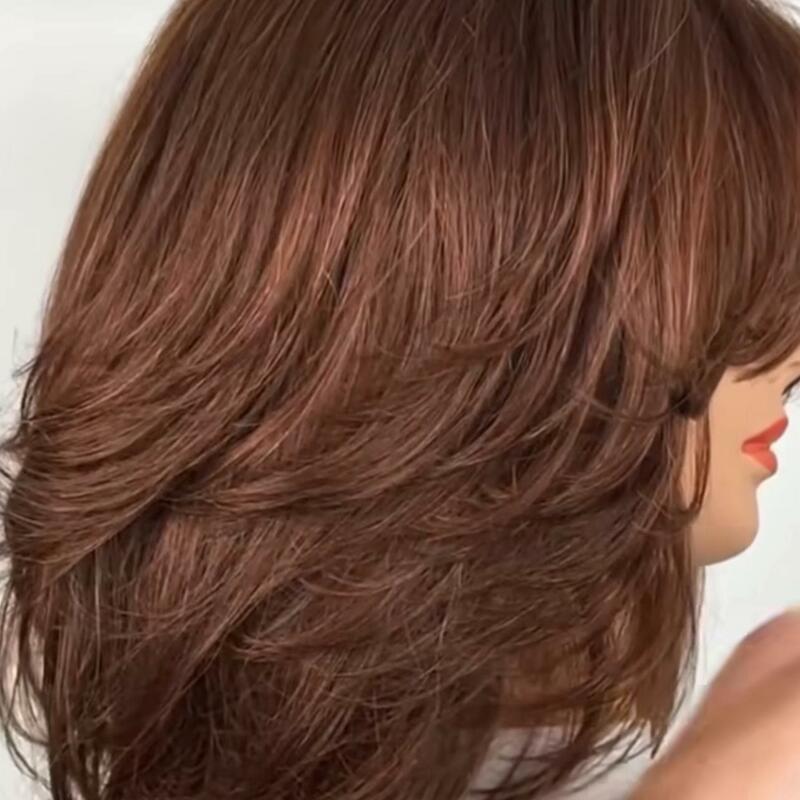 Custom Human Hair Hand Tied Form Fitted to Client.  Color Highlights to Spec.  Medical wig cranial prosthesis